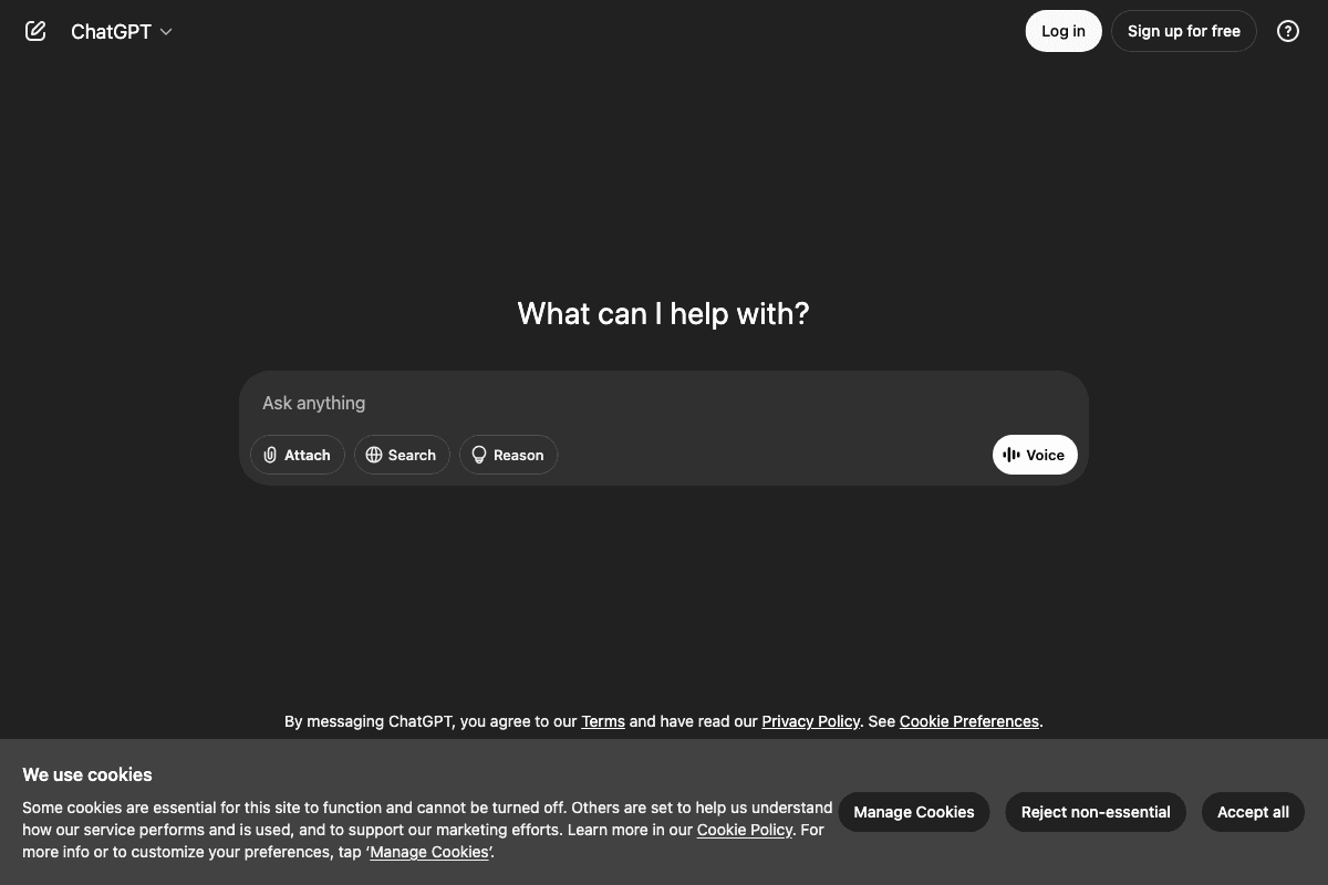 ChatGPT screenshot - AI Assistants interface and features overview