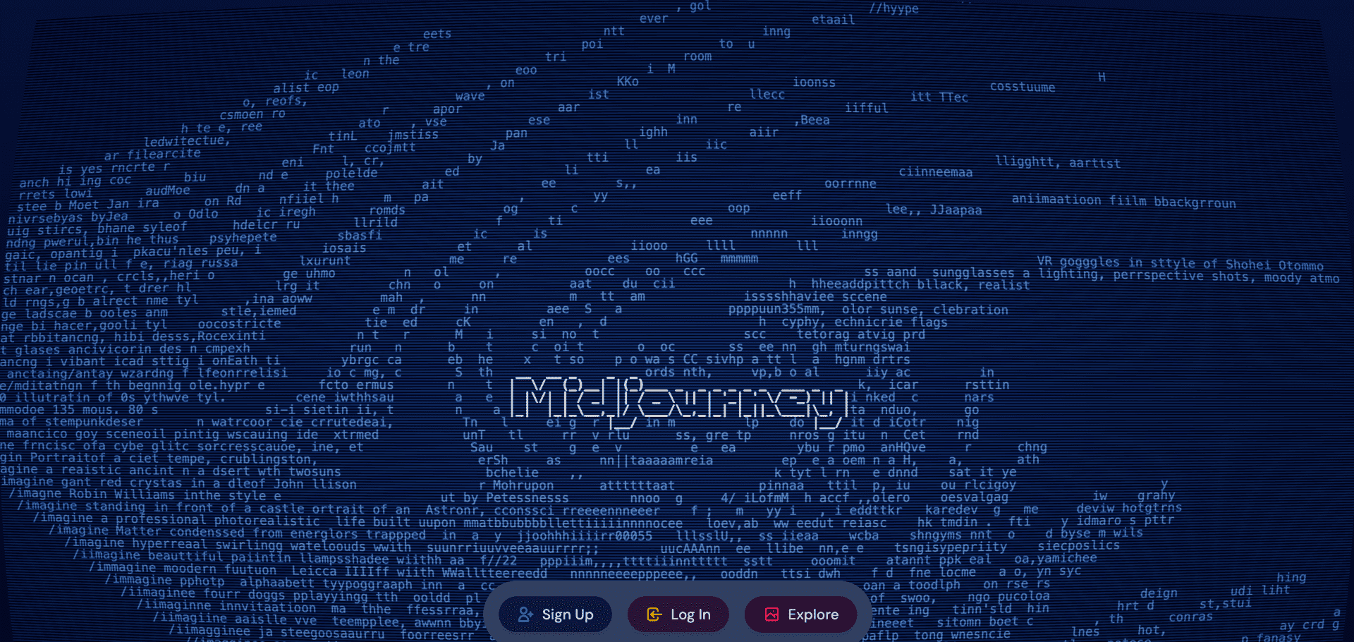 Midjourney screenshot - Image Generation interface and features overview