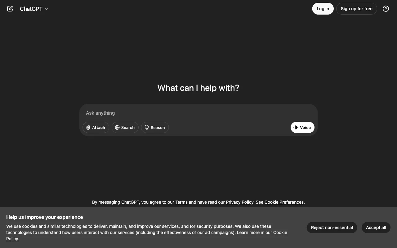 ChatGPT screenshot - AI Assistants interface and features overview